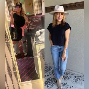 Zenana Outfitters Black Short Sleeve Tee